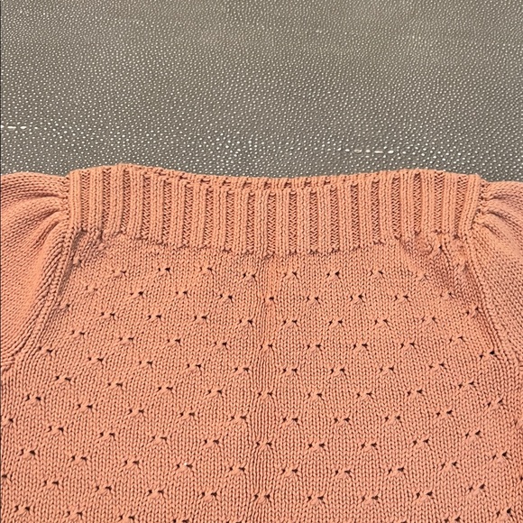 Charming Knit Kids' Sweater in Soft Peach - Picture 5 of 6